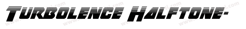 Turbolence Halftone字体转换